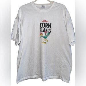 Gildan Men’s Kelloggs Corn Flakes Cereal Graphic T-Shirt Extra Large Pure Cotton